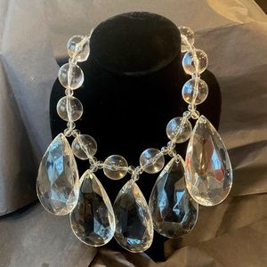 Claire Liotta Teardrop LUCITE necklace